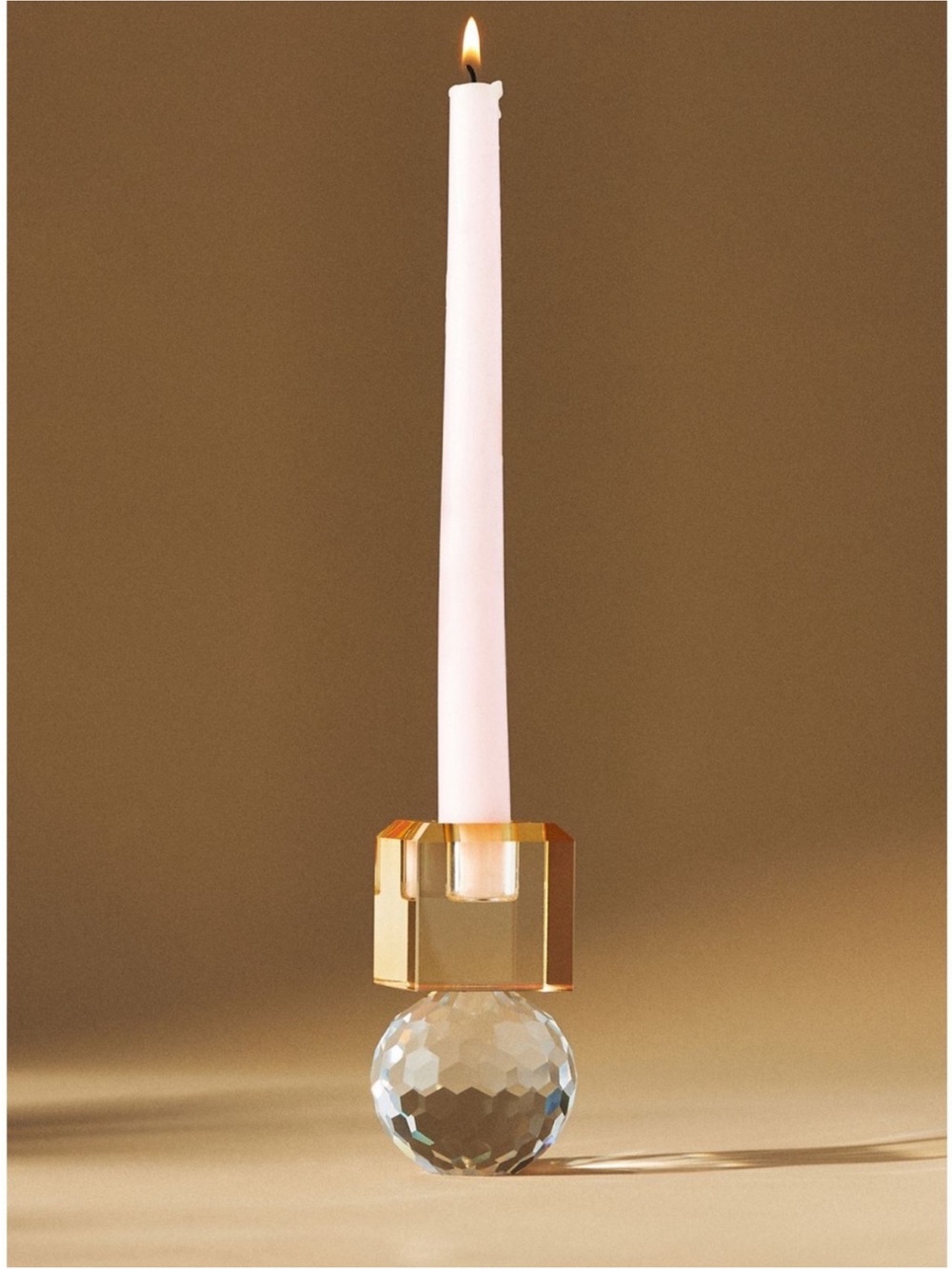Crystal faceted Candleholder from Anthropologie